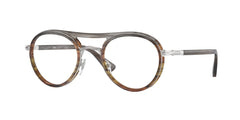 0PO2485V - Persol - Grey - (Striped Grey 1147) - 48 - 21 - 145 MM - Ardor Eyewear 8056597544085