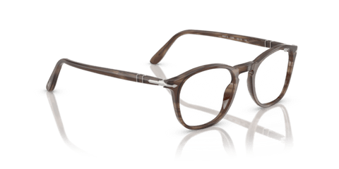 Striped Brown - 0PO3007V 8056262356395 Persol Eyeglasses Man Square