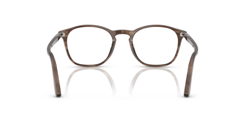 Striped Brown - 0PO3007V 8056262356395 Persol Eyeglasses Man Square