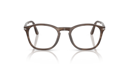 Striped Brown - 0PO3007V 8056262356395 Persol Eyeglasses Man Square