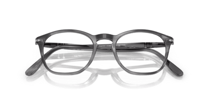 Striped Grey - 0PO3007V 8056262356371 Persol Eyeglasses Man Square