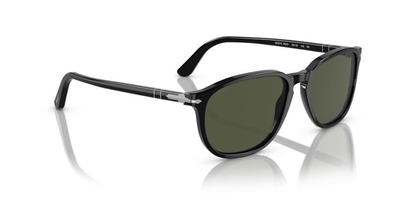 0PO3019S - Persol - Frame: Black - (Black 95/31) - Lens: Green - 55 MM - Ardor Eyewear