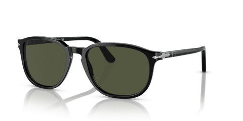 0PO3019S - Persol - Frame: Black - (Black 95/31) - Lens: Green - 55 MM - Ardor Eyewear