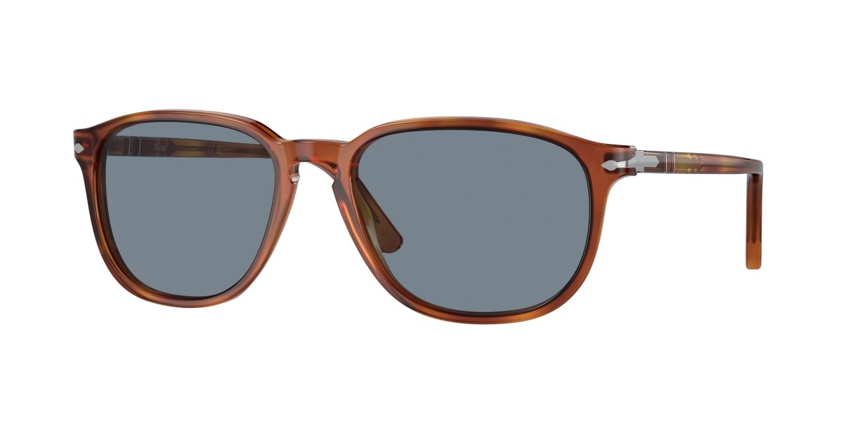 0PO3019S - Persol - Frame: Brown - (Terra Di Siena 96/56) - Lens: Light Blue - 52 MM - Ardor Eyewear