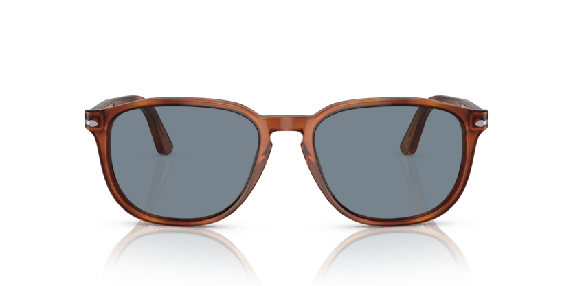 0PO3019S - Persol - Frame: Brown - (Terra Di Siena 96/56) - Lens: Light Blue - 52 MM - Ardor Eyewear