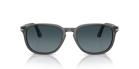 0PO3019S - Persol - Frame: Grey - (Transparent Grey 1196S3) - Lens: Light Blue Gradient Dark Blue Polar Polarized - 52 MM - Ardor Eyewear