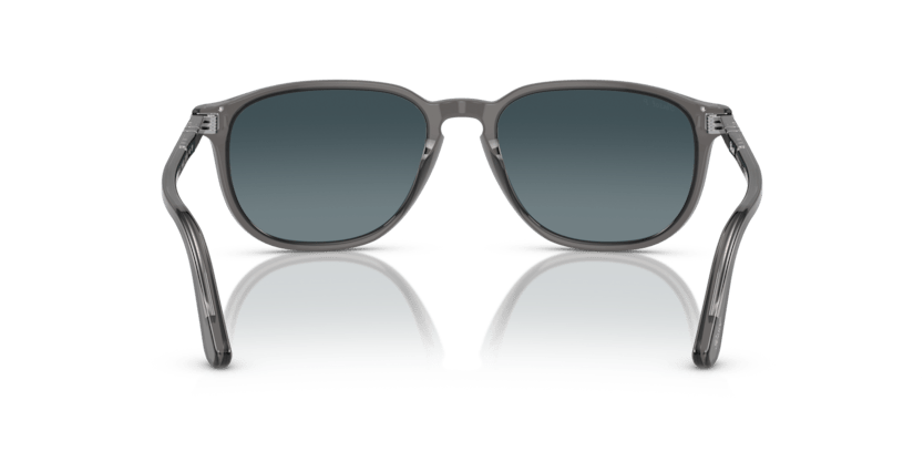 0PO3019S - Persol - Frame: Grey - (Transparent Grey 1196S3) - Lens: Light Blue Gradient Dark Blue Polar Polarized - 52 MM - Ardor Eyewear