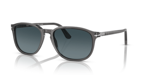 0PO3019S - Persol - Frame: Grey - (Transparent Grey 1196S3) - Lens: Light Blue Gradient Dark Blue Polar Polarized - 52 MM - Ardor Eyewear