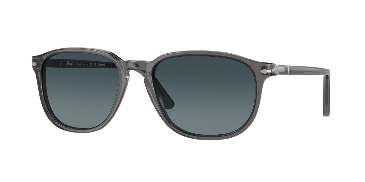 0PO3019S - Persol - Frame: Grey - (Transparent Grey 1196S3) - Lens: Light Blue Gradient Dark Blue Polar Polarized - 52 MM - Ardor Eyewear