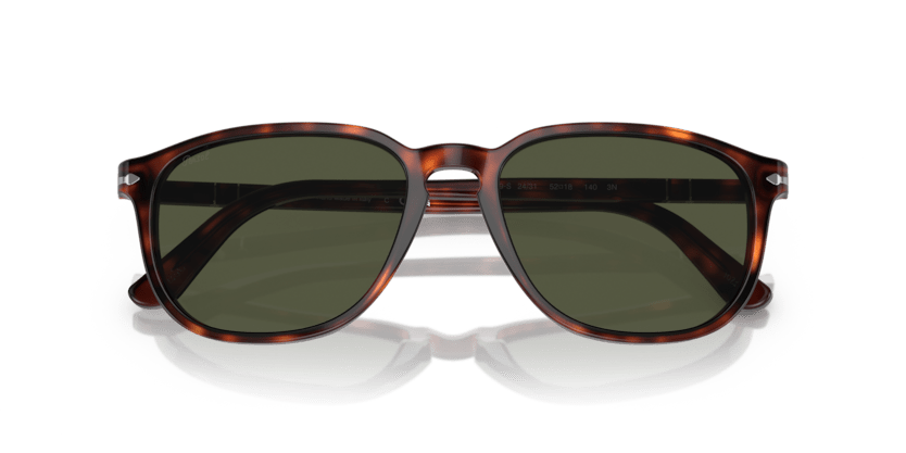 0PO3019S - Persol - Frame: Tortoise - (Havana 24/31) - Lens: Green - 52 MM - Ardor Eyewear