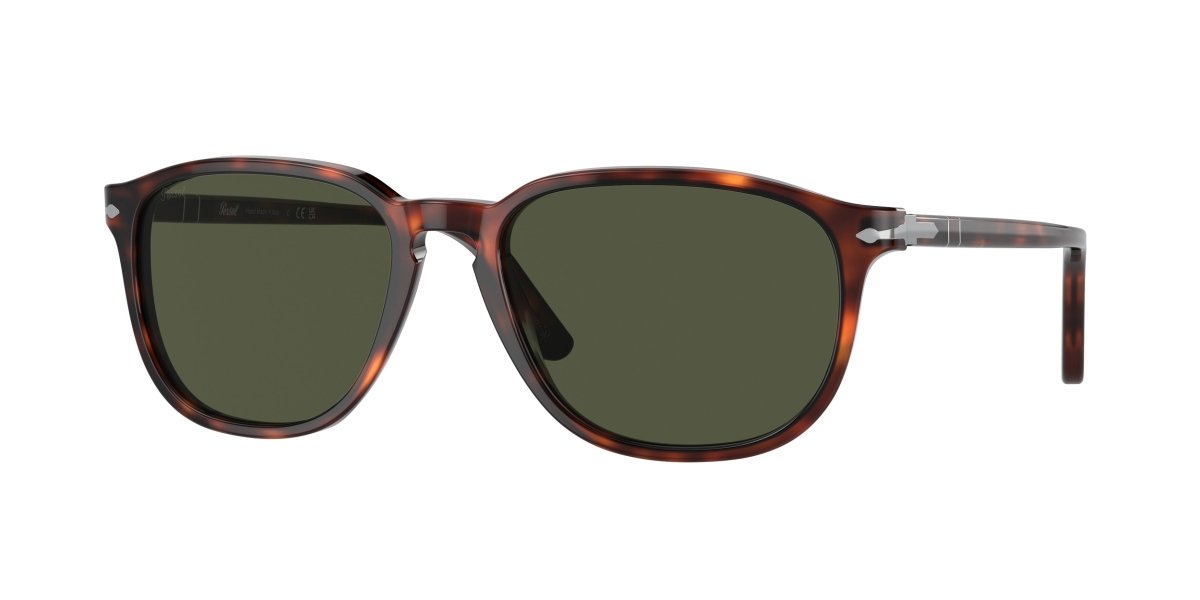 0PO3019S - Persol - Frame: Tortoise - (Havana 24/31) - Lens: Green - 52 MM - Ardor Eyewear