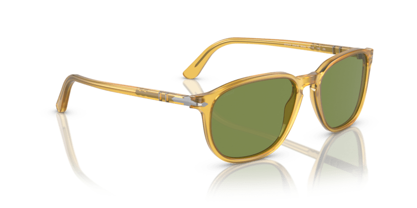 0PO3019S - Persol - Frame: Yellow - (Miele 204/4E) - Lens: Green - 52 MM - Ardor Eyewear