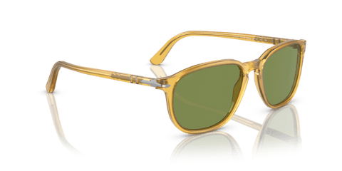 0PO3019S - Persol - Frame: Yellow - (Miele 204/4E) - Lens: Green - 52 MM - Ardor Eyewear