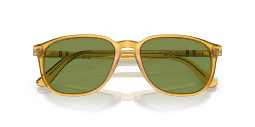 0PO3019S - Persol - Frame: Yellow - (Miele 204/4E) - Lens: Green - 52 MM - Ardor Eyewear