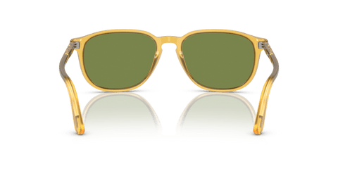 0PO3019S - Persol - Frame: Yellow - (Miele 204/4E) - Lens: Green - 52 MM - Ardor Eyewear