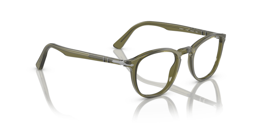 0PO3143V - Persol - Green - (Olive Green Transparent 1142) - 49 - 21 - 145 MM - Ardor Eyewear 8056597471336