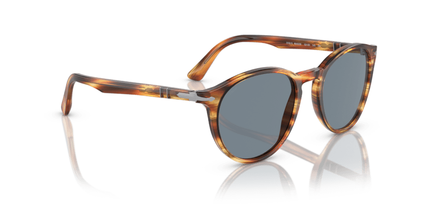 0PO3152S - Persol - (Brown Striped Yellow) Blue - 52 - 20 - 145 MM - Ardor Eyewear 8053672618648