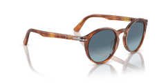 0PO3171S - Persol - Frame: Brown - (Terra Di Siena 96/Q8) - Lens: Azure Gradient Blue - 52 MM - Ardor Eyewear