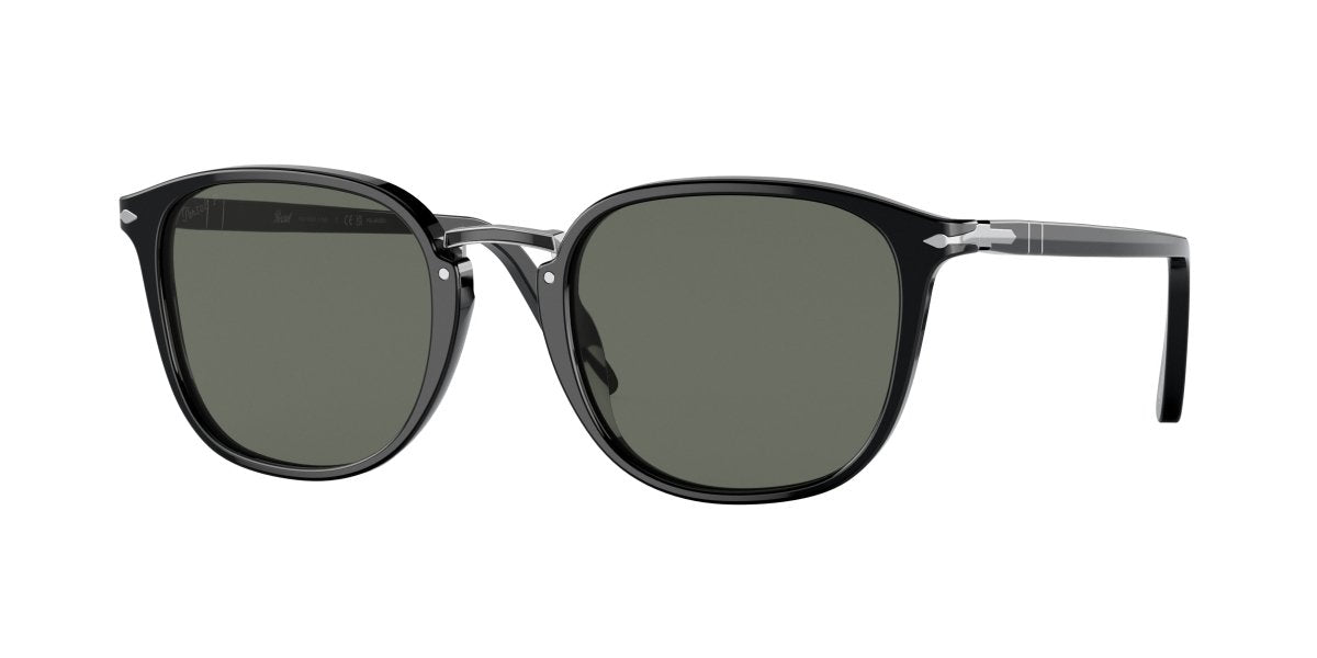 0PO3186S - Persol - (Black) Green Polarized - 53 - 21 - 145 MM - Ardor Eyewear 8053672826777