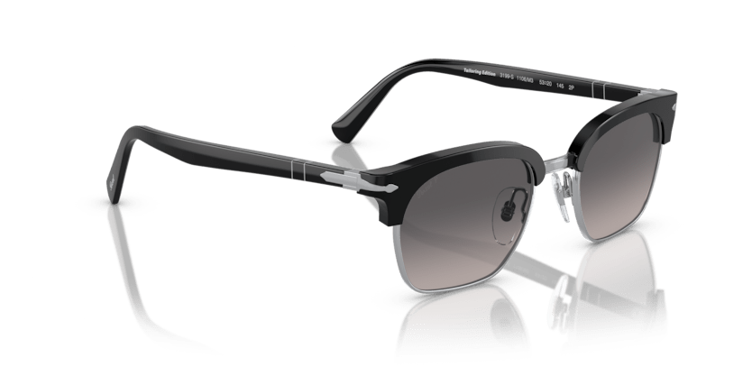 0PO3199S - Persol - Frame: Black - (Black/Silver 1106M3) - Lens: Polarized Grey Gradient Polarized - 53 MM - Ardor Eyewear