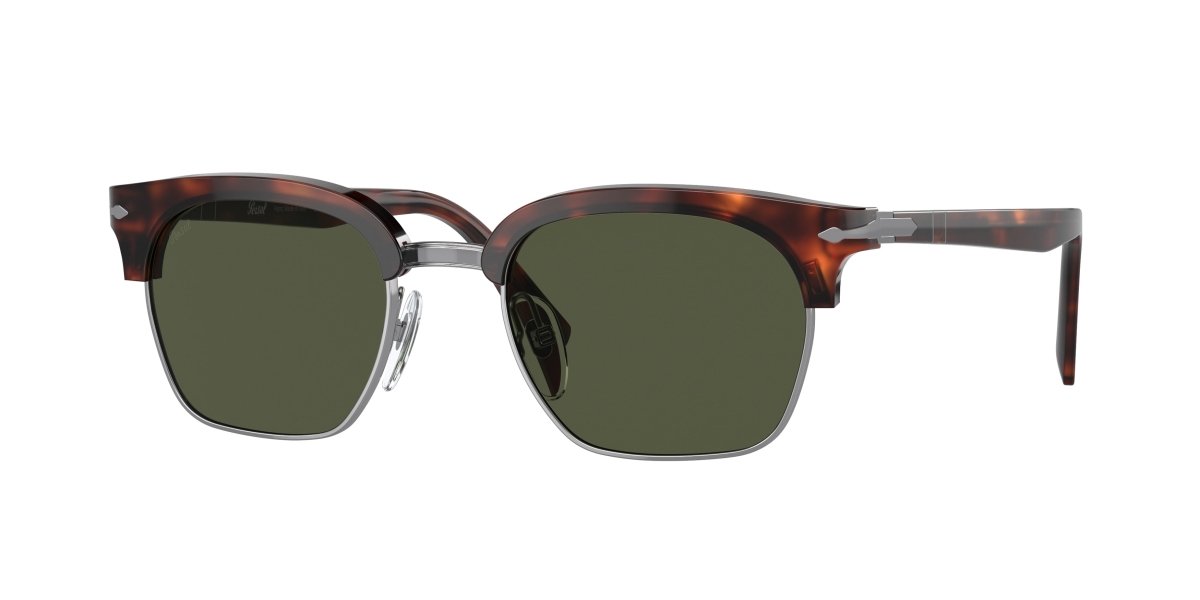 0PO3199S - Persol - Frame: Tortoise - (Havana 24/31) - Lens: Green - 53 MM - Ardor Eyewear