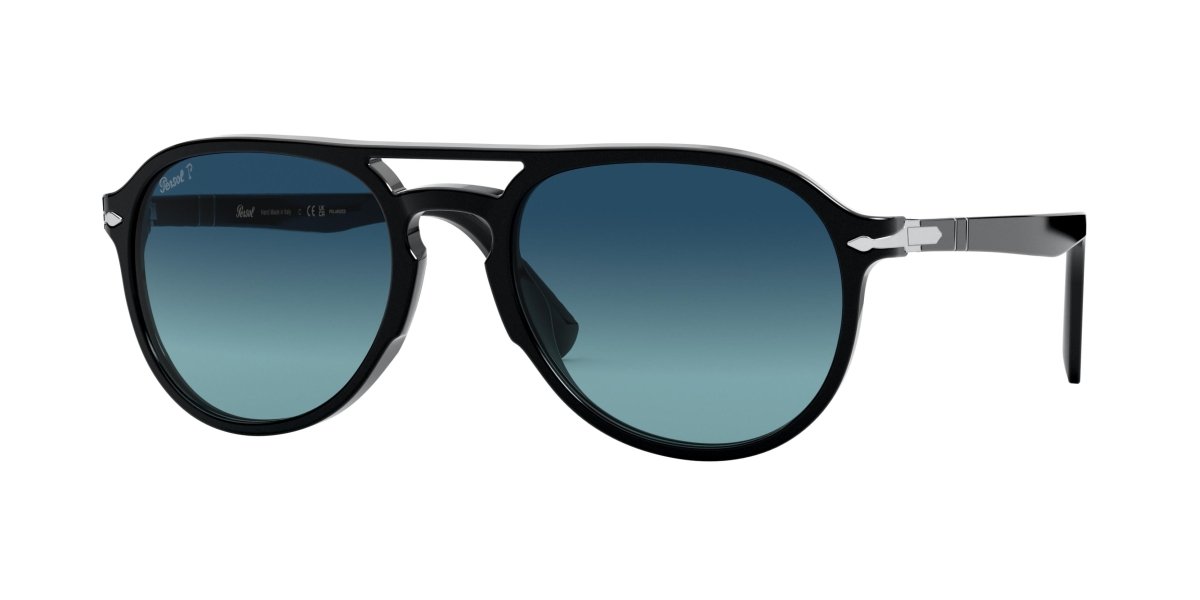 0PO3235S - Persol - (Black) Blue Gradient Polarized - 55 - 20 - 145 MM - Ardor Eyewear 8056597966658