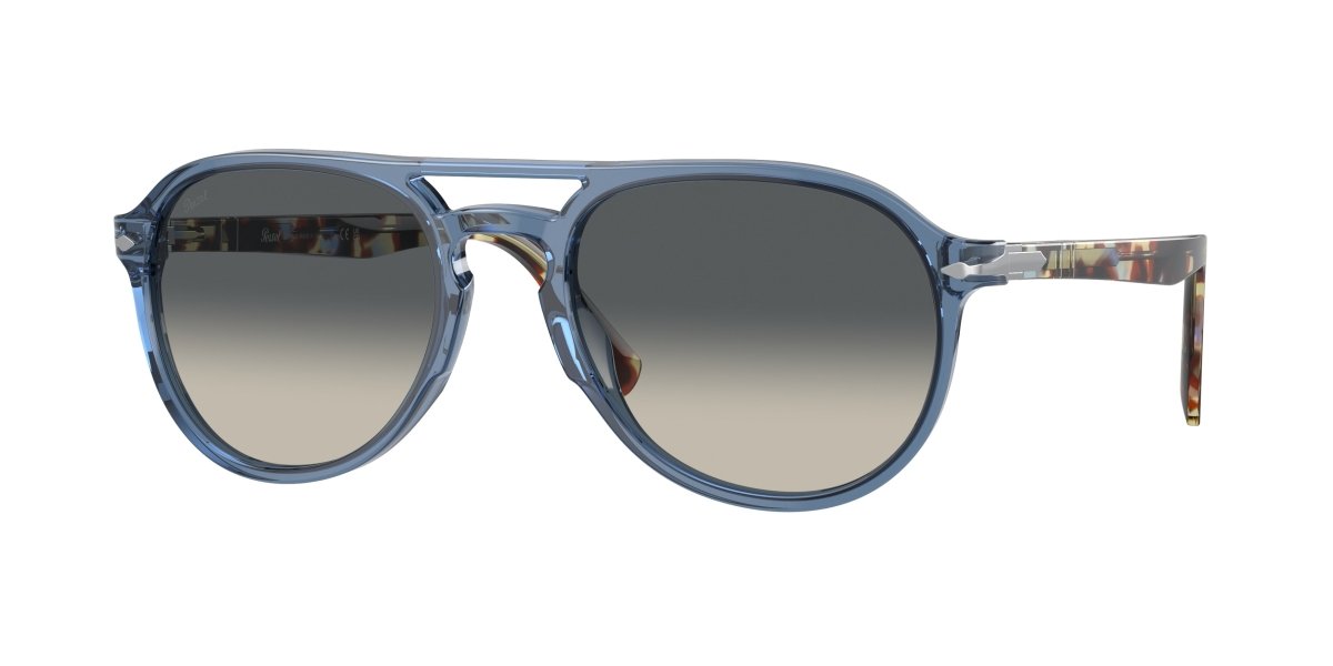 0PO3235S - Persol - (Transparent Navy) Light Grey Gradient Dark Grey - 55 - 20 - 145 MM - Ardor Eyewear 8056597971409