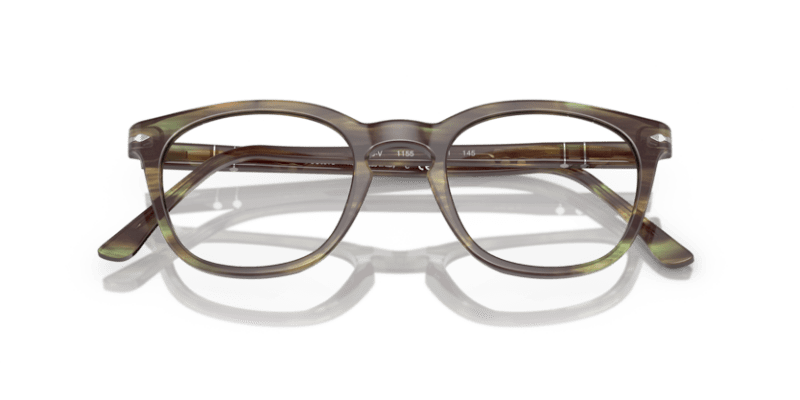 Persol 0PO3258V Striped Green 8056597641500