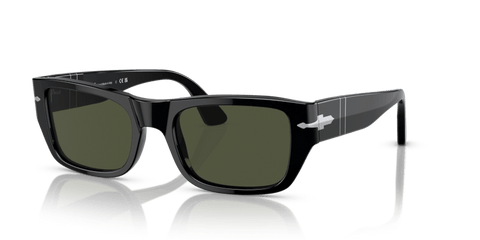 0PO3268S - Persol - Frame: Black - (Black 95/31) - Lens: Green - 53 MM - Ardor Eyewear