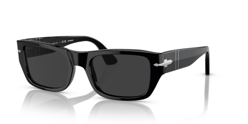 0PO3268S - Persol - Frame: Black - (Black 95/48) - Lens: Polar Black Polarized - 53 MM - Ardor Eyewear