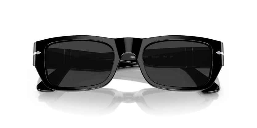 0PO3268S - Persol - Frame: Black - (Black 95/48) - Lens: Polar Black Polarized - 53 MM - Ardor Eyewear