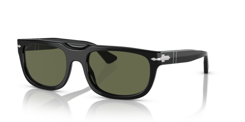 0PO3271S - Persol - Black - 95/58 - Black - 55 MM - Ardor Eyewear