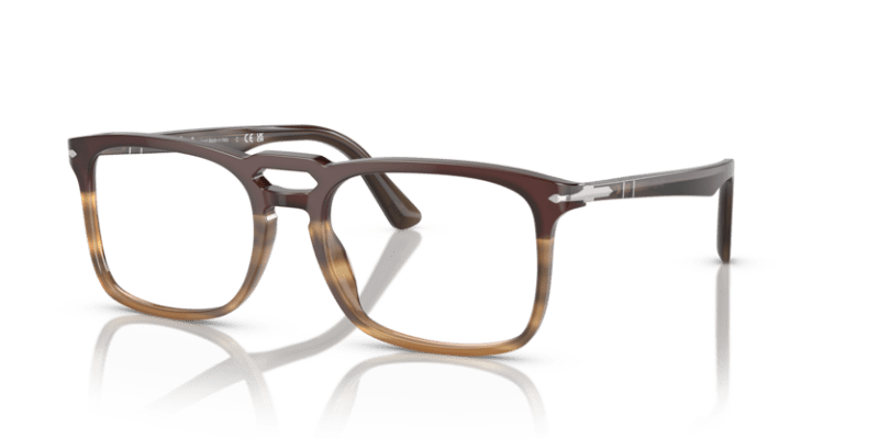 Persol 0PO3277V Black/Striped Brown 8056597540070