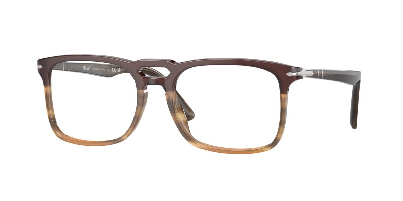 Persol 0PO3277V Black/Striped Brown 8056597540070