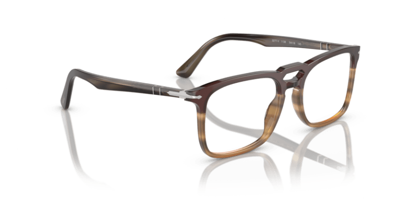 Persol 0PO3277V Black/Striped Brown 8056597540070