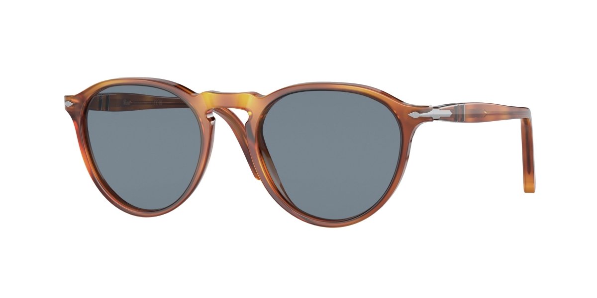 0PO3286S - Persol - (Terra Di Siena) Light Blue - 51 - 19 - 140 MM - Ardor Eyewear 8056597823517