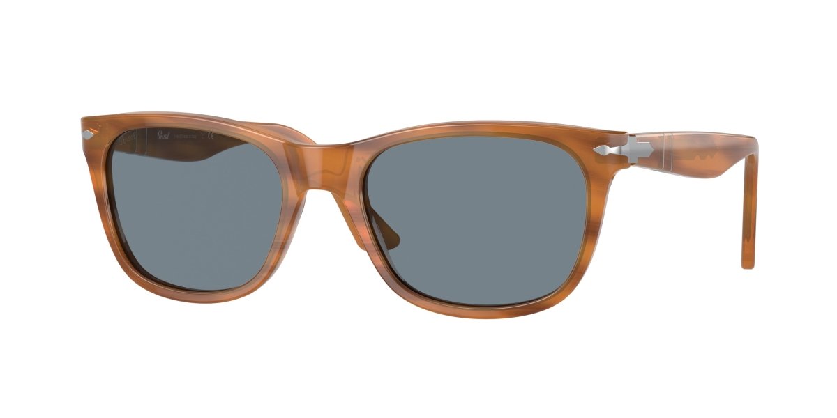 0PO3291S - Persol - (Striped Brown) Light Blue - 57 - 19 - 145 MM - Ardor Eyewear 8056597599115