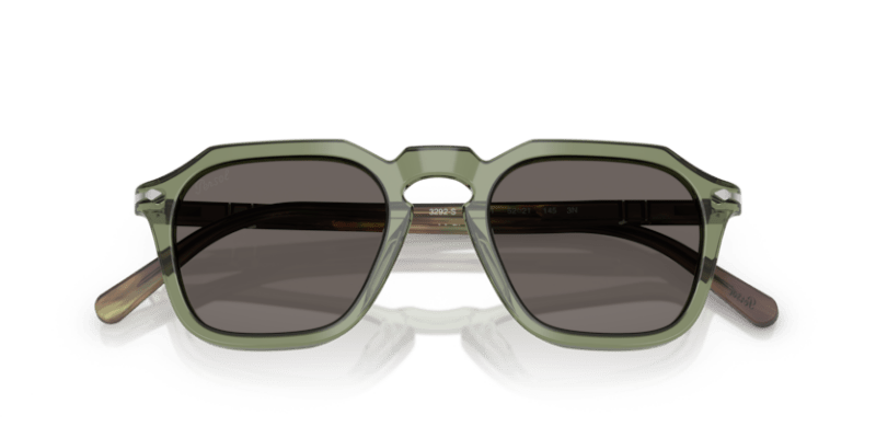 Transparent Green - 0PO3292S 8056262492161 Persol Sunglasses Unisex Square