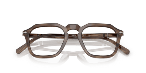 Striped Brown - 0PO3292V 8056262356470 Persol Eyeglasses Unisex Square