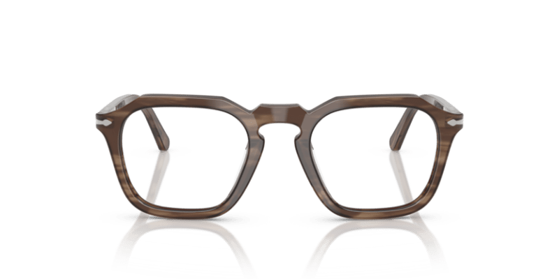 Striped Brown - 0PO3292V 8056262356470 Persol Eyeglasses Unisex Square