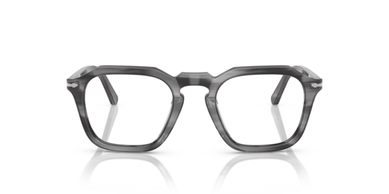 Striped Grey - 0PO3292V 8056262356456 Persol Eyeglasses Unisex Square