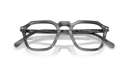 Striped Grey - 0PO3292V 8056262356456 Persol Eyeglasses Unisex Square