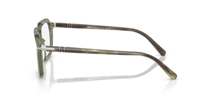 Transparent Green - 0PO3292V 8056262492154 Persol Eyeglasses Unisex Square