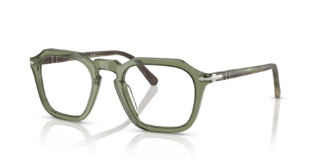 Transparent Green - 0PO3292V 8056262492154 Persol Eyeglasses Unisex Square