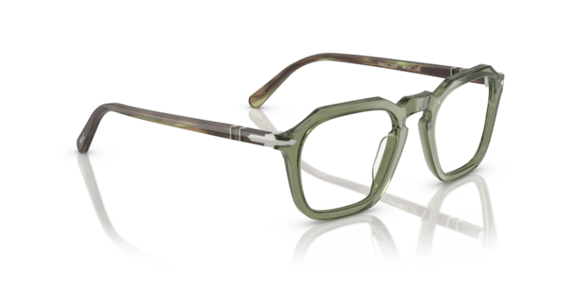 Transparent Green - 0PO3292V 8056262492154 Persol Eyeglasses Unisex Square