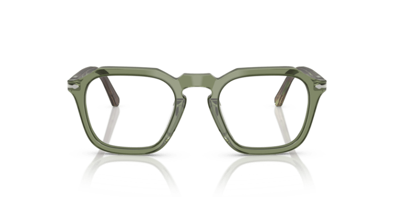 Transparent Green - 0PO3292V 8056262492154 Persol Eyeglasses Unisex Square