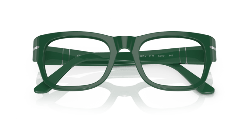 Green - 0PO3297V 8056597756341 Persol Eyeglasses Unisex Rectangle