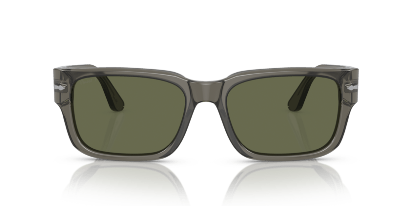 0PO3315S - Persol - (Transparent Taupe Gray) Polarized Green - 55 - 19 - 145 MM - Ardor Eyewear 8056597823692