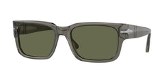 0PO3315S - Persol - (Transparent Taupe Gray) Polarized Green - 55 - 19 - 145 MM - Ardor Eyewear 8056597823692