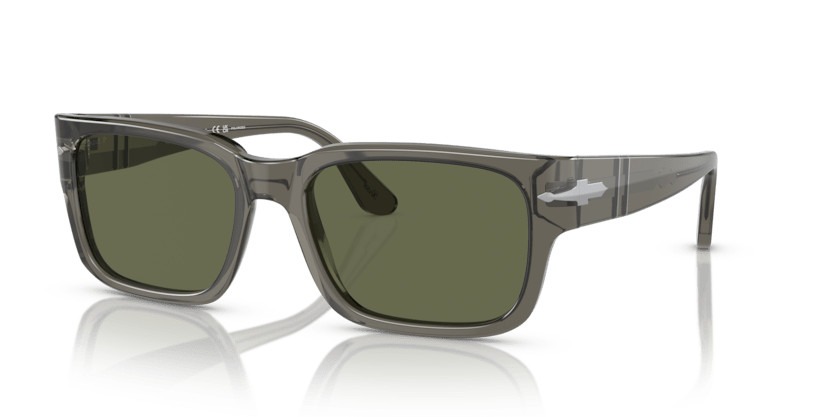 0PO3315S - Persol - (Transparent Taupe Gray) Polarized Green - 55 - 19 - 145 MM - Ardor Eyewear 8056597823692